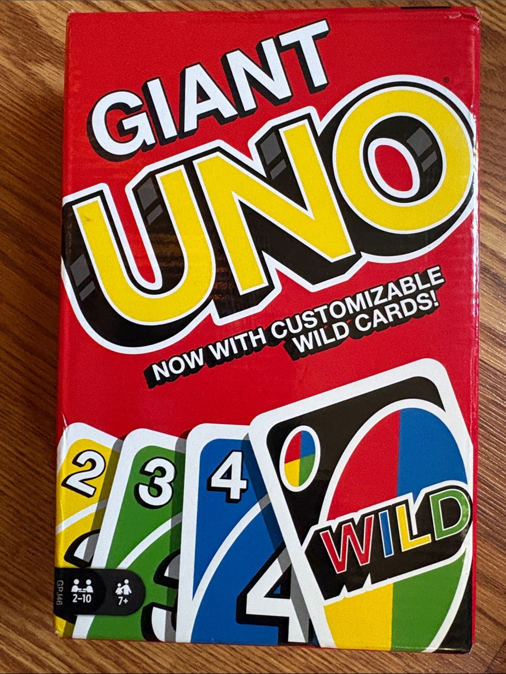 GIANT UNO Card Game - Red Edition by Mattel